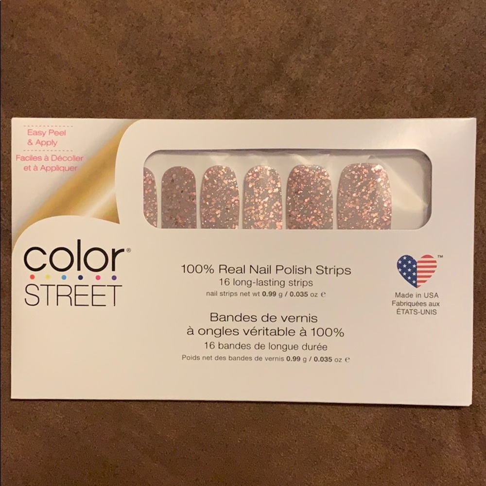 Colored nails strips